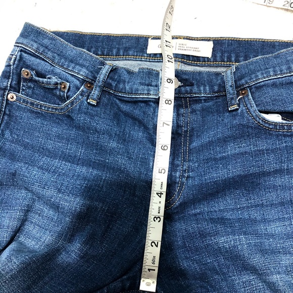 Gap Real Straight 9 1/2” Rise Jeans 30 Short - Picture 11 of 11
